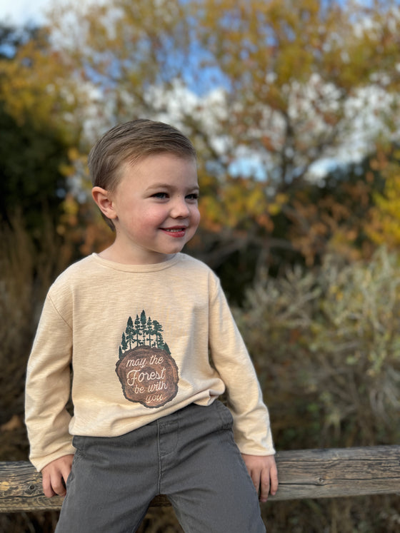 CHEROKEE May The Forest Be With You Printed Tee