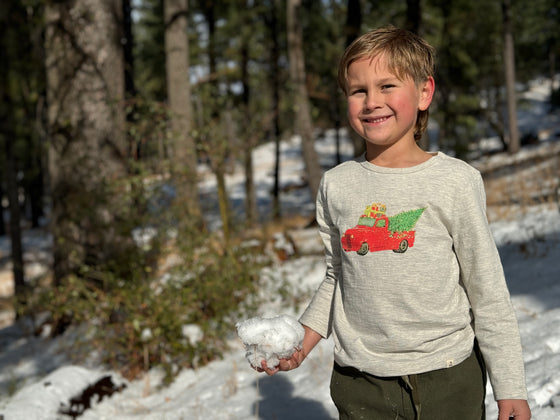 CHEROKEE Vintage Truck Red Printed Tee