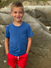 HUGO Red Twill Boys Shorts