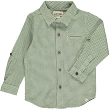  Mens Atwood Woven Shirt green/white