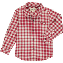  Mens Atwood Woven Shirt red/white plaid