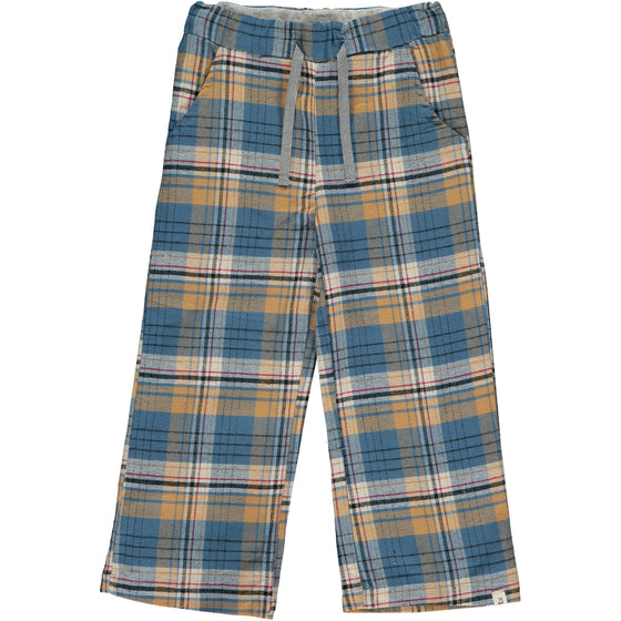 Mens Rockford Lounge Pants blue/tan plaid