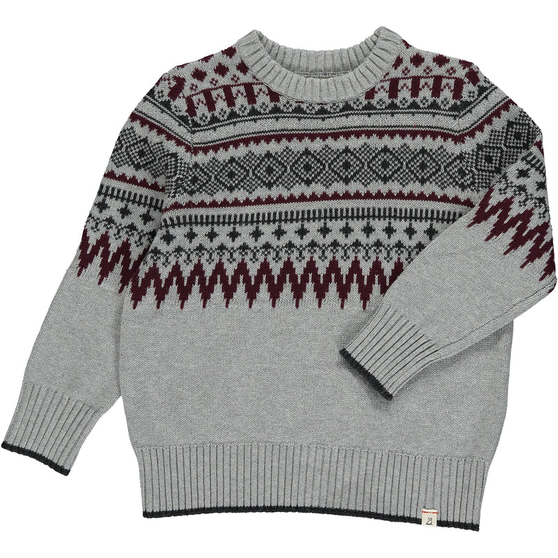 Grey Fairisle Sweater