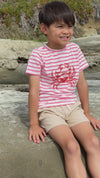 NEWQUAY RED CRAB  Printed Tee