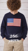USA 250 Navy US Flag Sweater