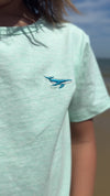 MARINE Blue Whale Embroidered Tee