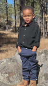 ATWOOD Black Woven Shirt