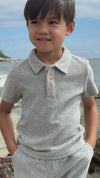 WATERGATE Terry Towelling Grey Polo