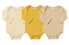 Cream/Gold/Beige TELLICO Triple pack onesies/tees