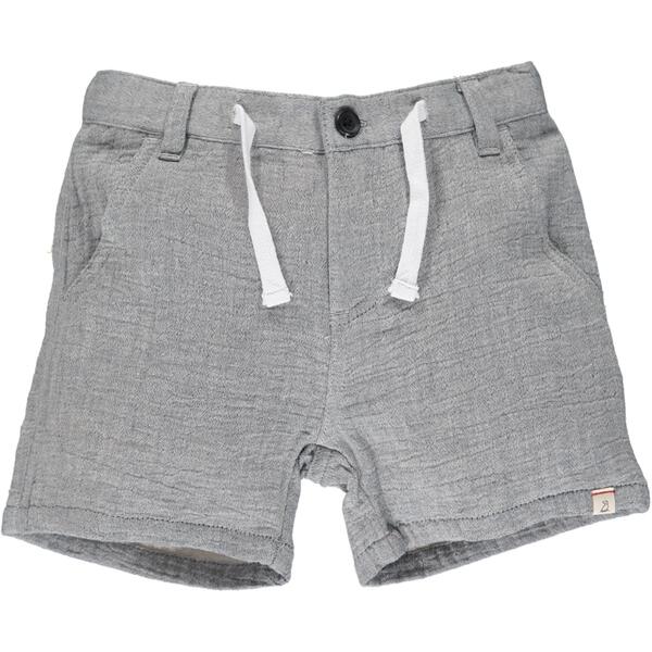  Grey, crew, gauze, short, shorts, smart, casual, spring, summer, Henry.