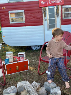 Navy, red, plaid, pant, pants, lounge, cosy, comfort, Henry.