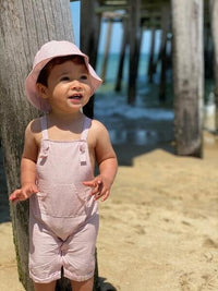 Red, stripe, striped, shortie, overalls, casual, baby, spring, summer, Henry.