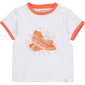 Shoes, good, shoe, print, printed, tee, t shirt, casual, Henry, white.