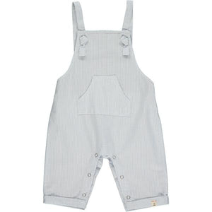 Blue, stripe, striped, shortie, overall, overalls, baby, spring, summer, Henry, adjustable.