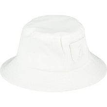  White, twill, bucket hat, hat, spring, summer, holiday, casual, Henry.