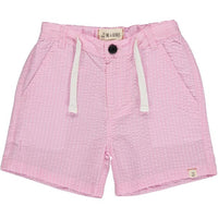Pink, seersucker, short, shorts, holiday, beach, spring, summer, Henry, casual.