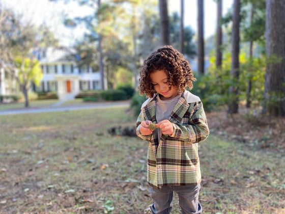 Green/Brown Plaid Lumberjack Shirt