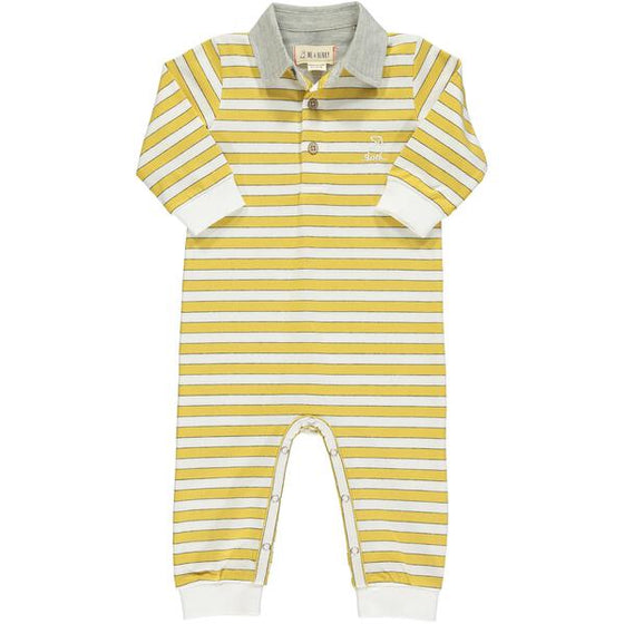 Mustard Stripe Romper