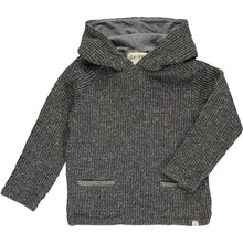  Grey Knit Hooded Top