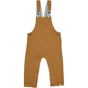 Gold Woven Overalls