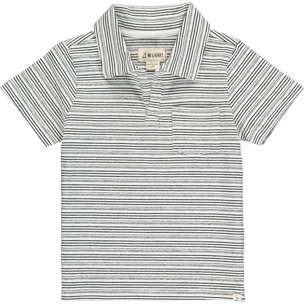 Black/white stripe Polo