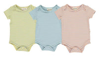 Sunshine, stripe, striped, triple pack, baby, onesie, onesies, casual, spring, summer, short sleeve, Henry.