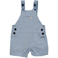 Pale blue, blue, gauze, overall, overalls, buttoned, pocket, poppers, spring, summer, smart, casual, Henry.