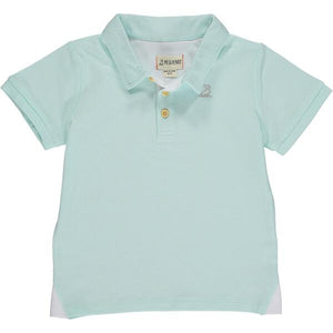 Mint, pique, polo, short sleeve, casual, buttoned, collar, dog, spring, summer, Henry.