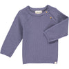 Heathered, blue, knit, knitted, sweater, jumper, buttoned, spring, summer, casual, smart, Henry.