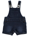 Denim Effect Shortie Overalls