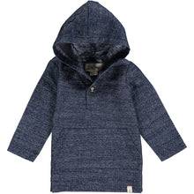  Navy, top, hood, hooded, hoodie, warm, Henry, casual, buttoned.