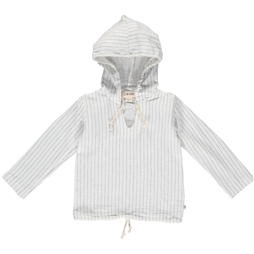 Stone Gauze Hooded Top by Me & Henry main image 0