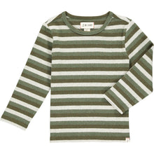  Loden, green, stripe, striped, tee, long sleeve, casual, Henry.