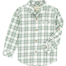  Mens Atwood Woven Shirt sage/white plaid