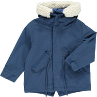 Blue, parka, coat, jacket, casual, boy, winter, autumn, outer, 3 in 1, Henry.