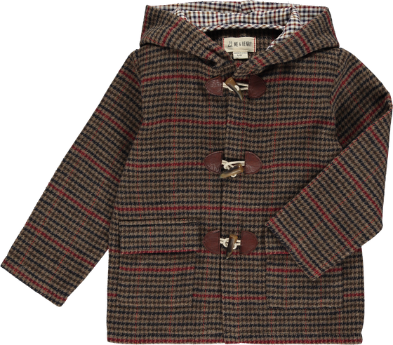 Tweed, duffle, jacket, coat, smart, warm, autumn, winter, Henry.