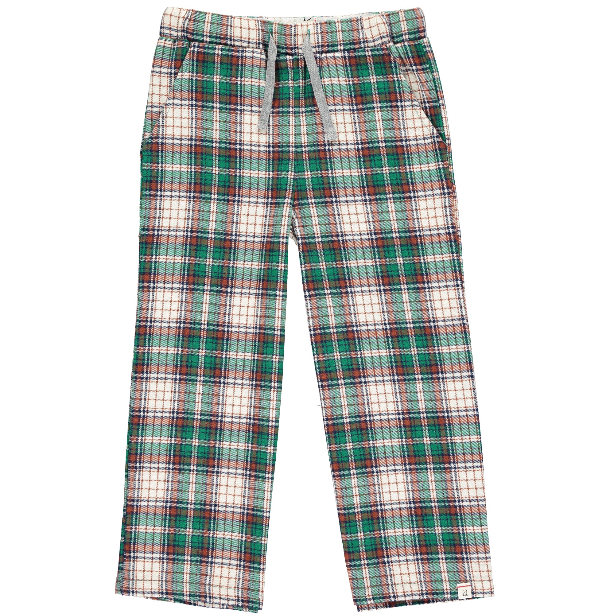 Green/Brown/Navy Plaid Lounge Pants