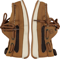 Brown Leather Boat Shoes