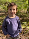 Heathered, blue, knit, knitted, sweater, jumper, buttoned, little, boy, got, hands, in, his, pocket, smart, look, autumn, henry.